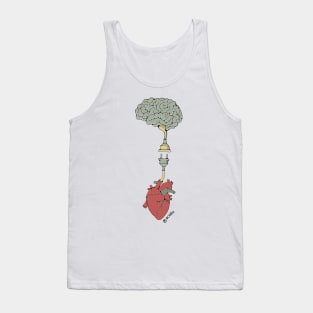 Brain and heart connection Tank Top